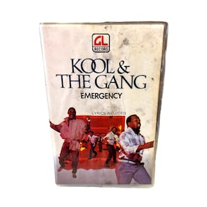 Kool & the Gang Cassette Early Release Emergency with Lyrics Page