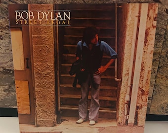 Álbum de vinilo de Bob Dylan de 1978, legal en la calle