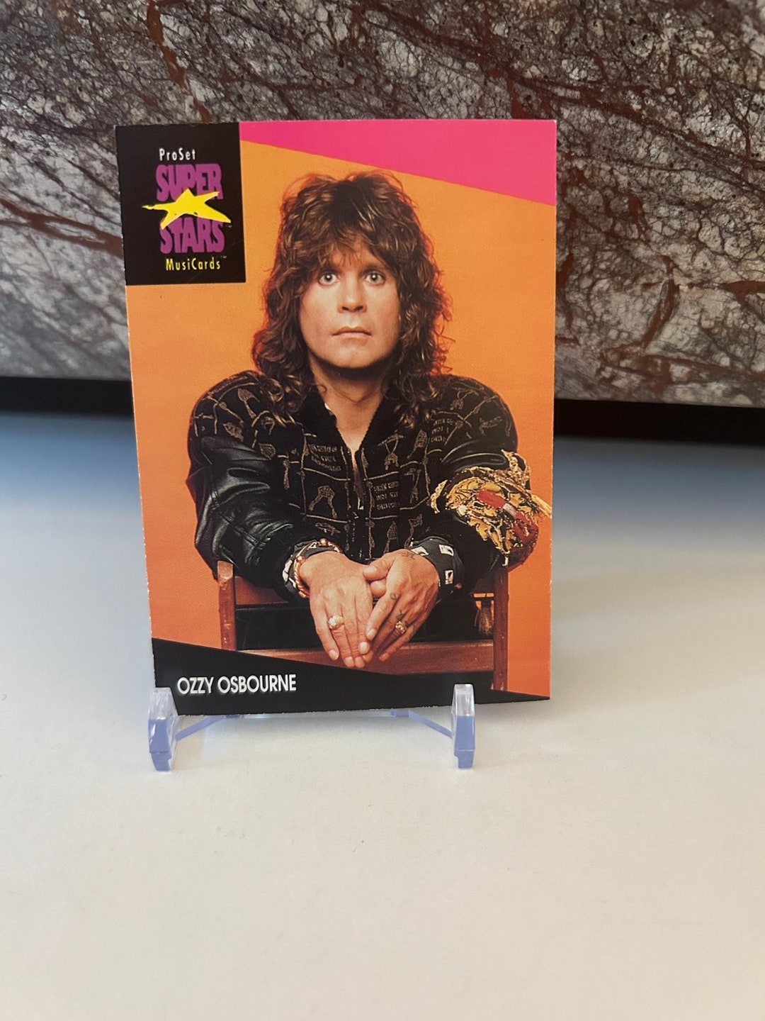 超美品 初版 ポストカード ステッカー付き OZZY OSBOURNE 闇の帝王 Ozzy Osbourne - Prince Of Darkness（闇の帝王） – hair