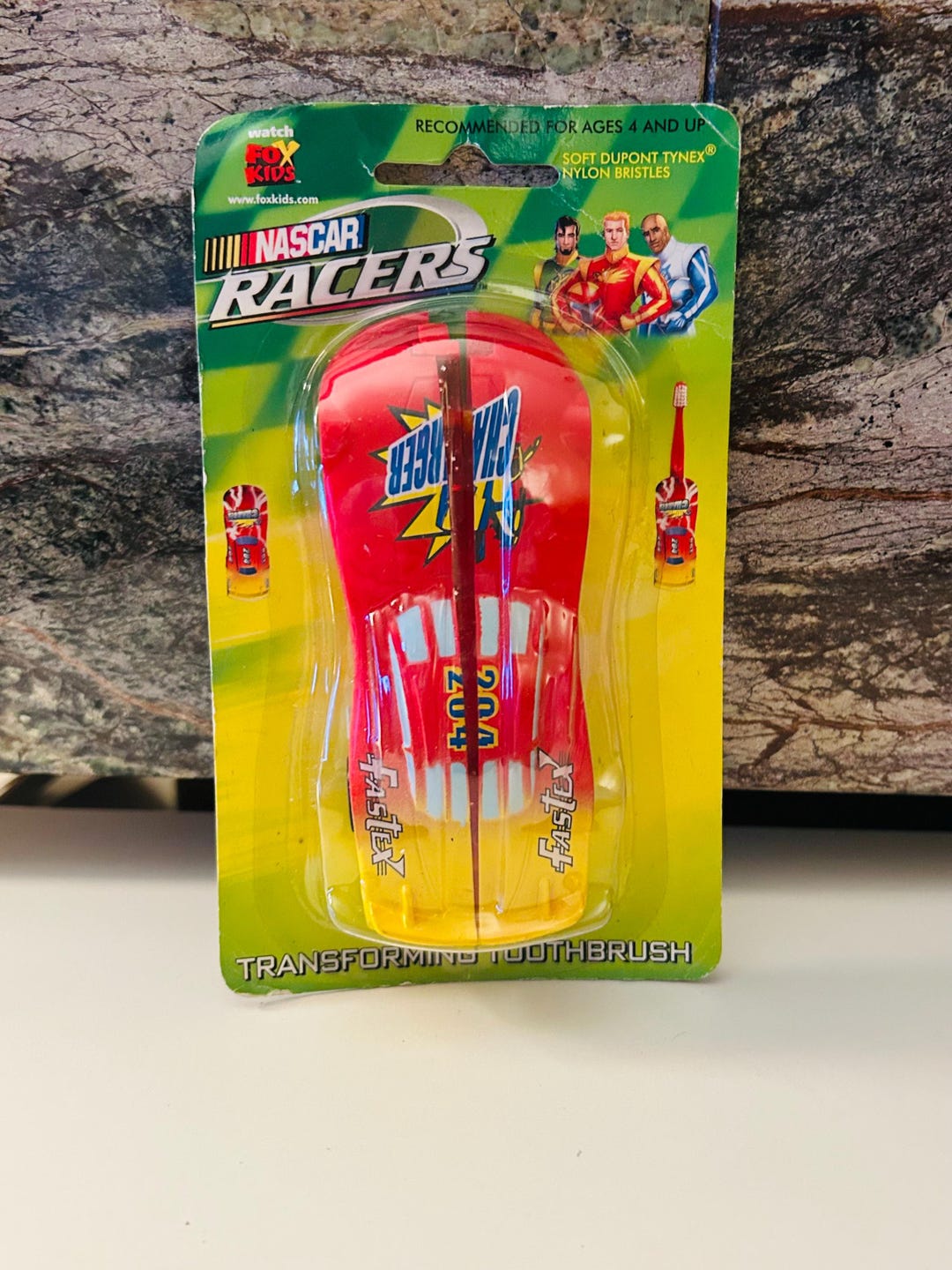 Nascar Racers Transforming Toothbrush 2000 Happy Meal Toy - Etsy