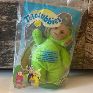 Teletubbies 1999 Dipsy Clip On Beanbag Puppet