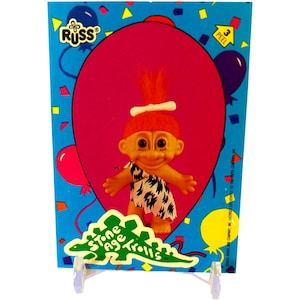 Stone Age Russ Troll Sticker (1992)