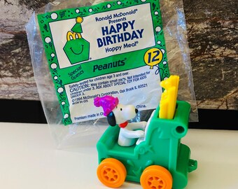 Peanuts Toy 1994 Happy Birthday Train Collection