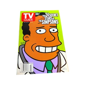 Dr. Julius Hibbert The Simpsons Collector&#39;s Cover TV Guide (2000)