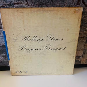 Rolling Stones 1968 LP gatefold vinyl bedelaars banketalbum