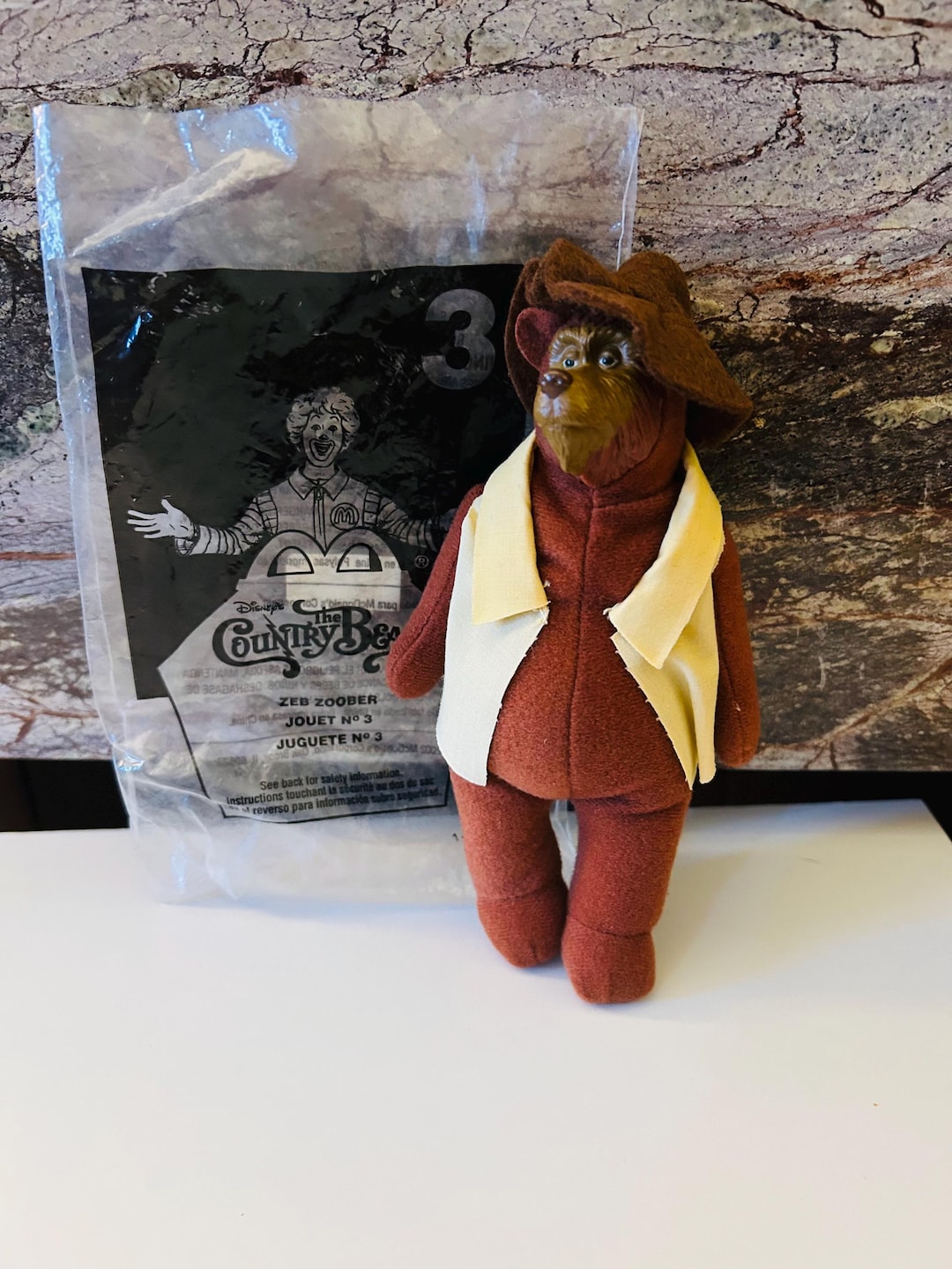 Country Bears Disney Toy Zeb Zoober 2002 - Etsy