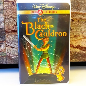 Black Cauldron VHS Gold Collection Disney Gold