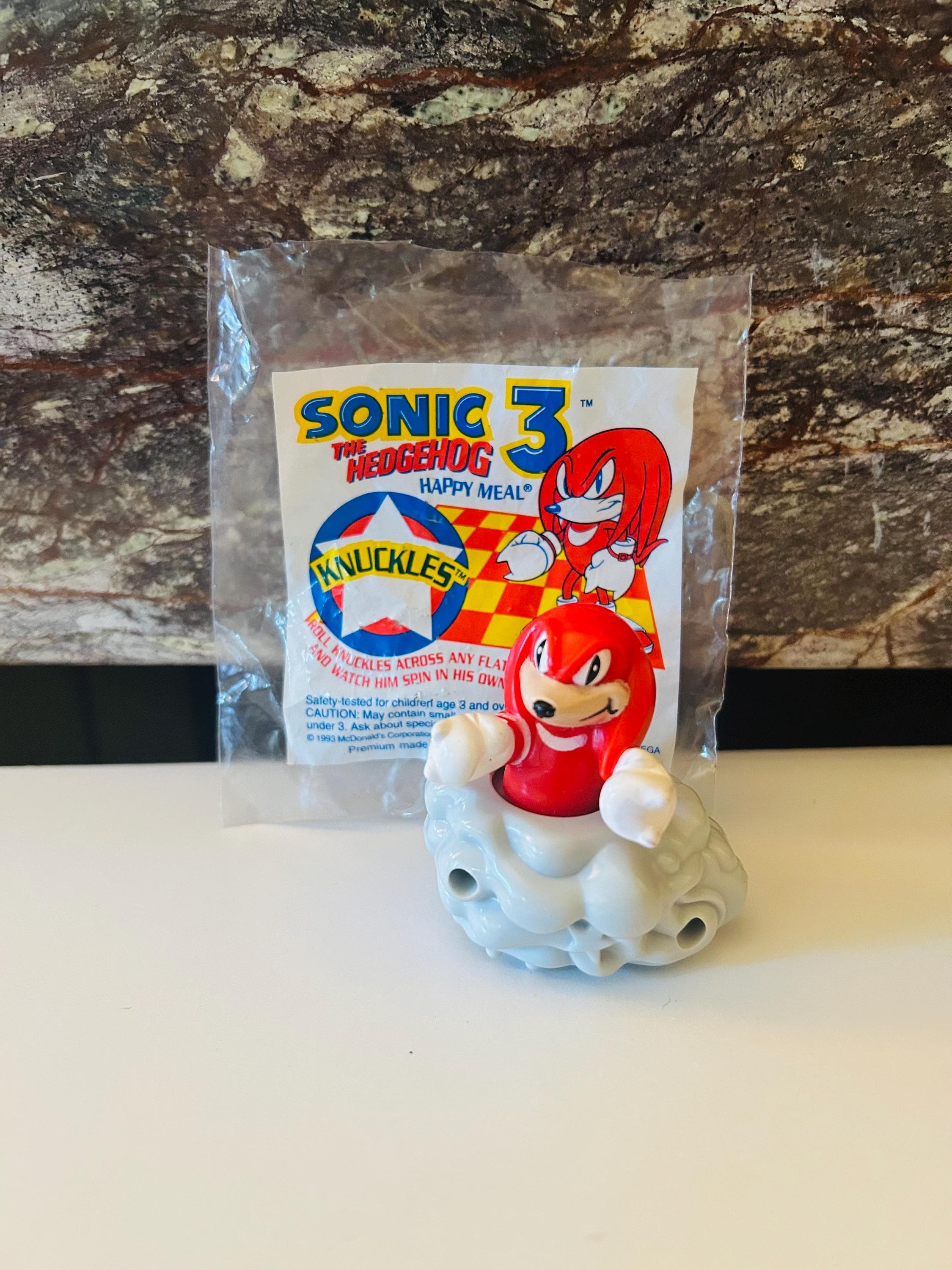 Sonic the Hedgehog 3 Toy 1993 Knuckles - Etsy Sonic the Hedgehog 3 Toy 1993 Knuckles - Etsy