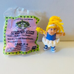 Cabbage Patch Ali Marie 1994 Toy Doll, Happy Meal Toy, Cake topper, Party favor, keepsake