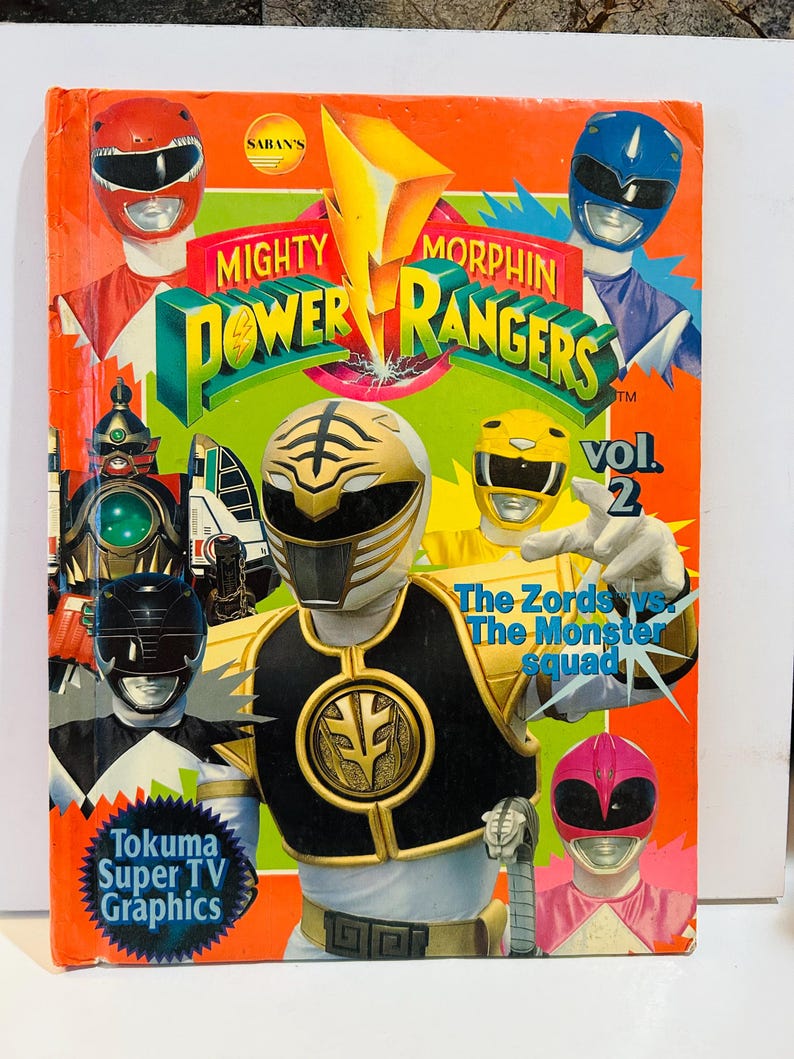 Power Rangers Book (1994) 8x11 Hardcover Volume 2 image 1