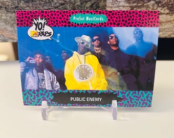 Yo MTV Raps トレーディングカード、1991年未開封パック、ヒップホップ