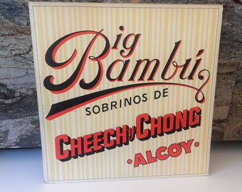 Vintage Cheech and Chong Big Bambu LP Record Vinyl 12" 1972 70s Comedy
