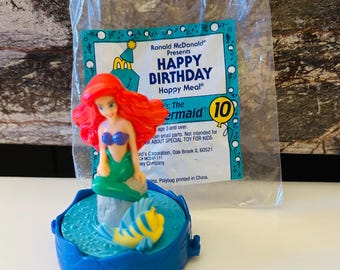 Little Mermaid Toy 1994 Happy Birthday Train Collection