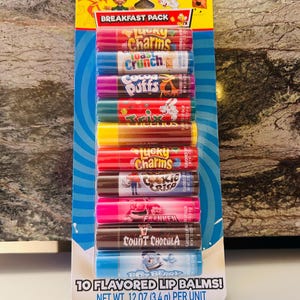 Candy Lip Balm (10 Lip Balms), Party Favors, Stocking Stuffers