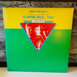 Eric Clapton 1984 Double LP Vinyl White Boy Blues Album