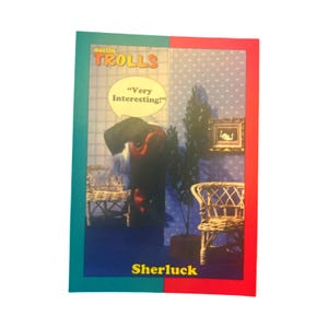 Norfin Troll Sherluck#20 Trading Card (1992)