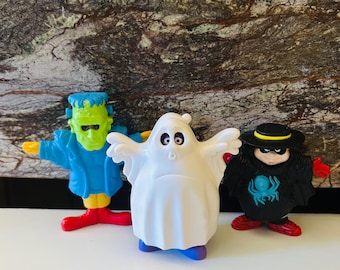 Vintage 1995 Mcdonalds Halloween Character Costumed Toys - Etsy