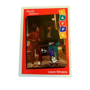 Carta coleccionable de Family Matters n.° 50 (1991) Laura Winslow