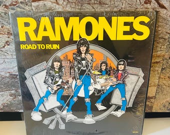 Ramones 1978 LP Vinyl Road to Ruin Album