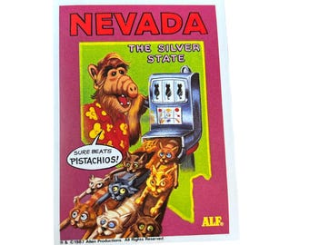 Alf Nevada (1987) Sticker #28