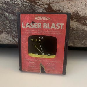 Laser Blast 1981 Atari Game, Sold As Is (Cartridge Only)