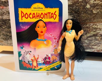 Figura de colección de Pocahontas, juguete de 1995 con estuche