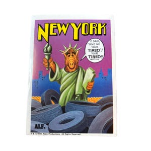 Autocollant #32 Alf New York (1987)