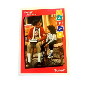 Carta coleccionable de Family Matters n.° 43 (1991) descubierta