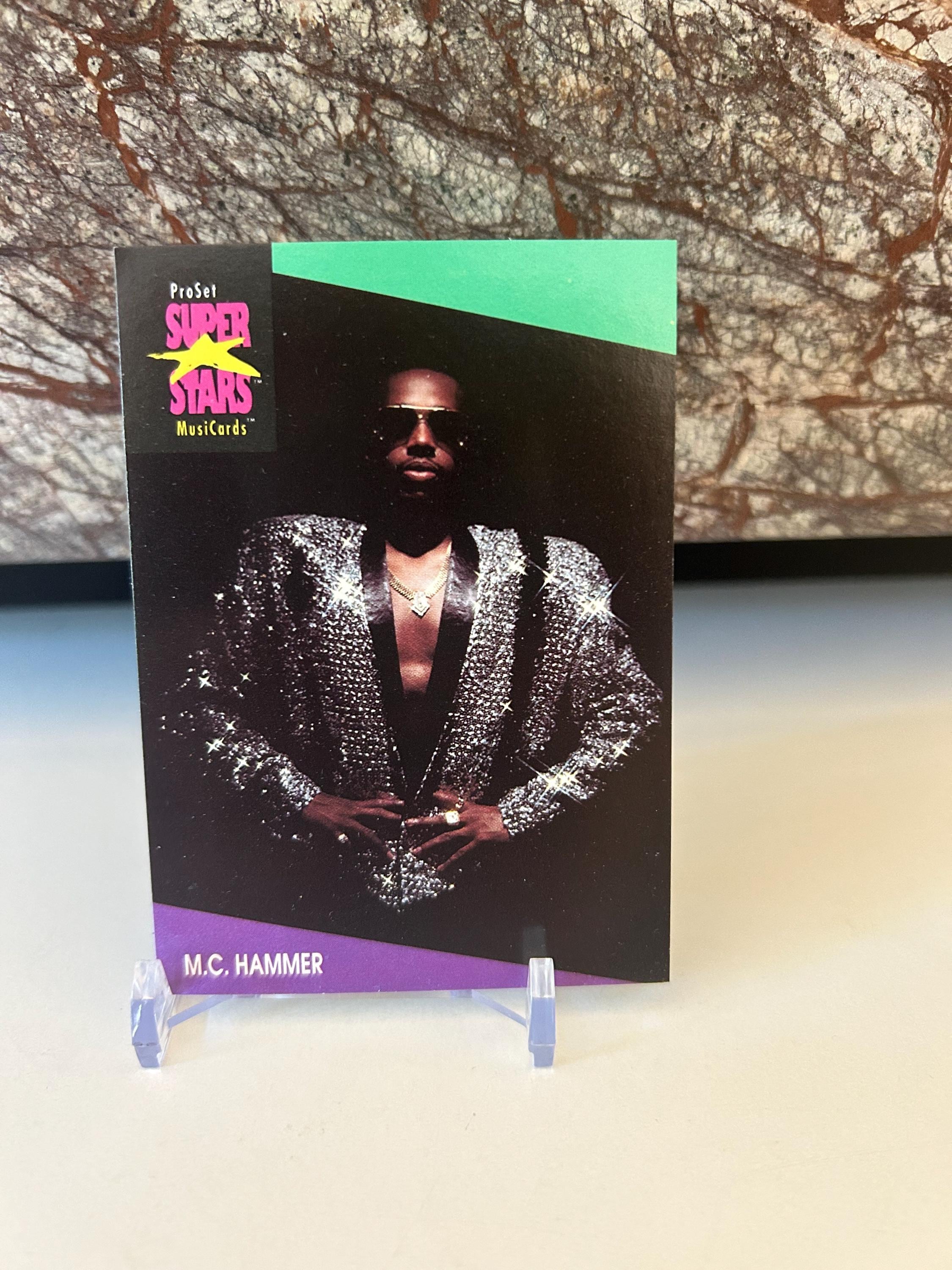 MC Hammer（M.C.ハマー）のレア・プロモ M.C Hammer 1991 Super Stars Trading Card #123 - Etsy