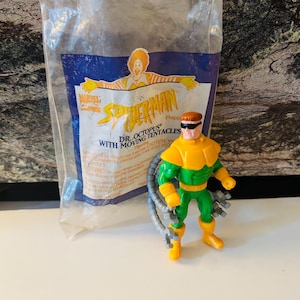 Spiderman 1994 Dr. Octopus Figure Happy Meal Toy