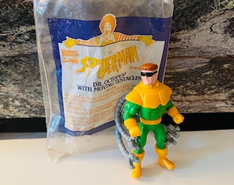 Spiderman 1994 Dr. Octopus Figure Happy Meal Toy