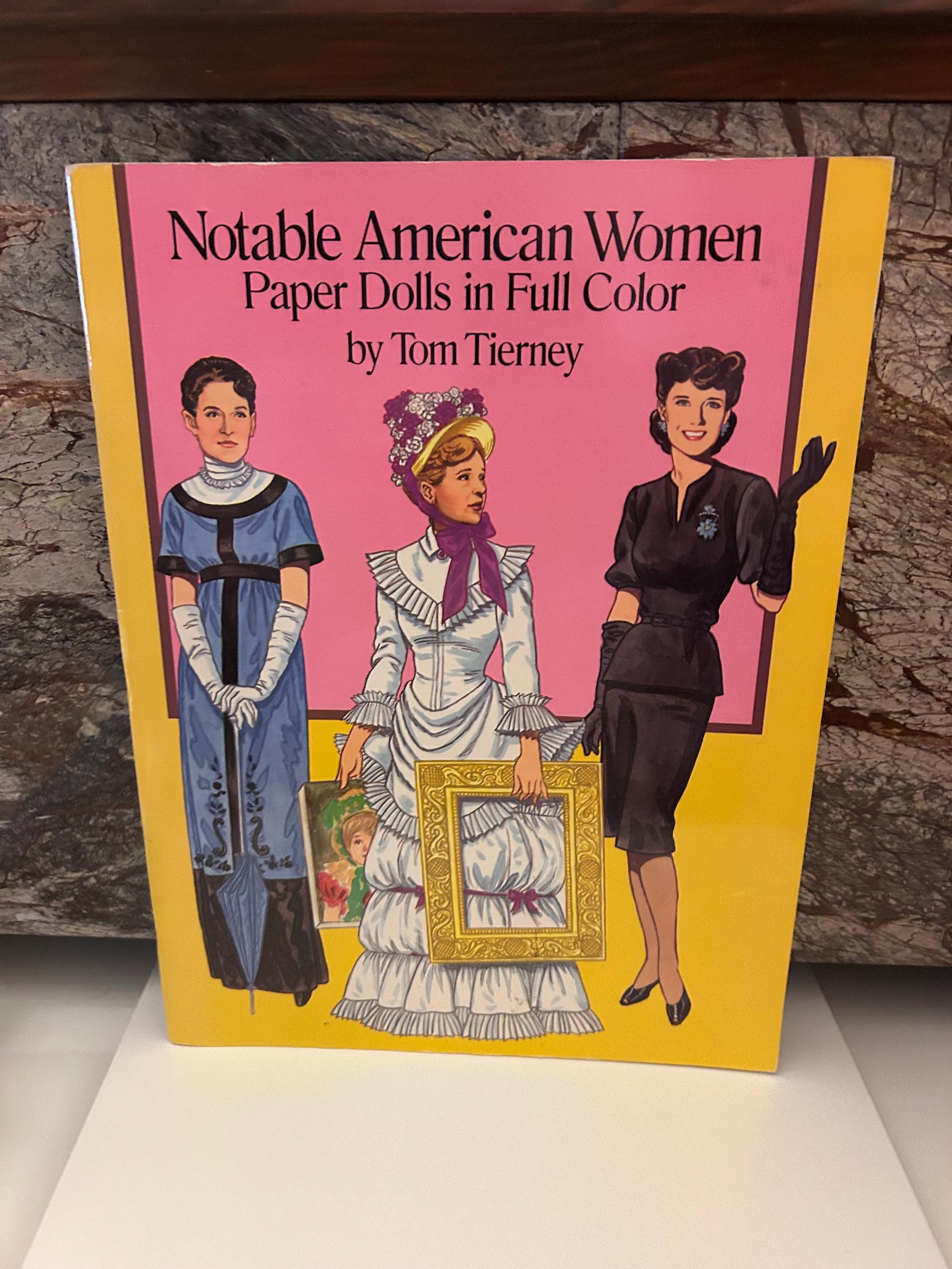 Notable American Women Paper Dolls 1989 Book by Tom Tierney - Etsy UK