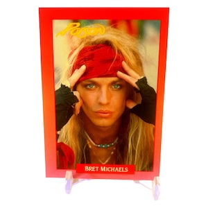 Tarjeta coleccionable de Bret Michaels de 1991, Veneno, Roca del amor