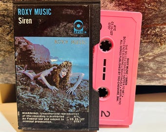 Roxy Music Cassette 1975 Siren