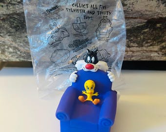 Vintage 1996 Warner Brothers Looney Tunes SPACE JAM Sylvester the