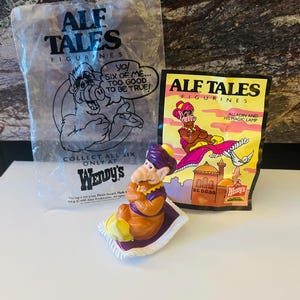 Alf Figure 1990 Wendy&#39;s Alf Tales Toy