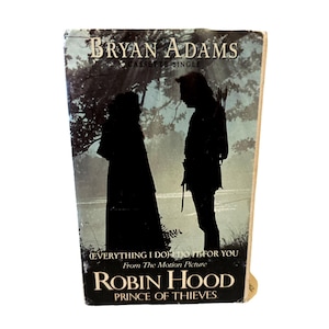 Bryan Adams 1991 Cassette Cardboard Single Robin Hood Prince of Thieves