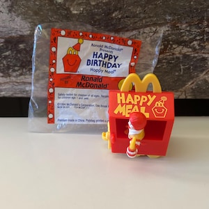 Ronald McDonald Toy 1994 Happy Birthday Train Collection