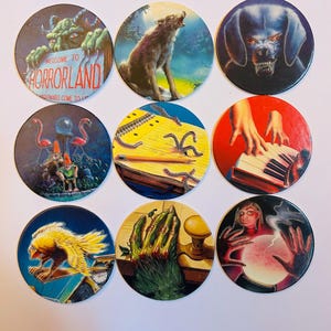 Choose a Pog from the Goosebumps Milk Caps Collection