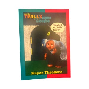 Norfin Troll #26 Mayor Theodore Trading Card (1992)