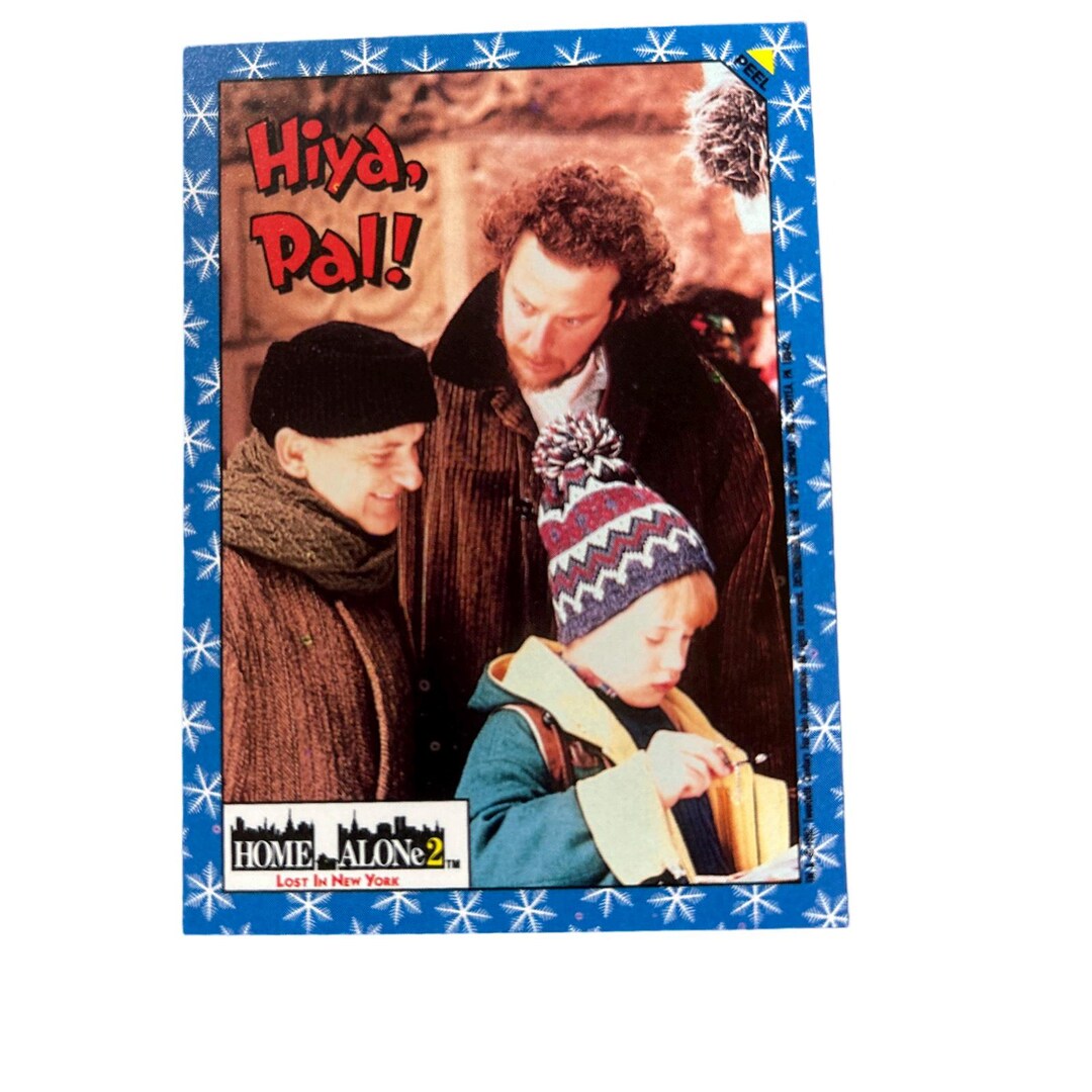 Home Alone 2 Sticker Vintage 1992 Movie Collectible Etsy