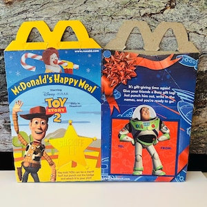 Toy Story 2 Happy Meal 1999 Box, Party Favor Box