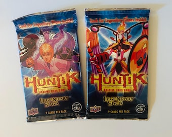 Two Packs Vintage Upper Deck - Huntik - Legendary Saga - Trading
