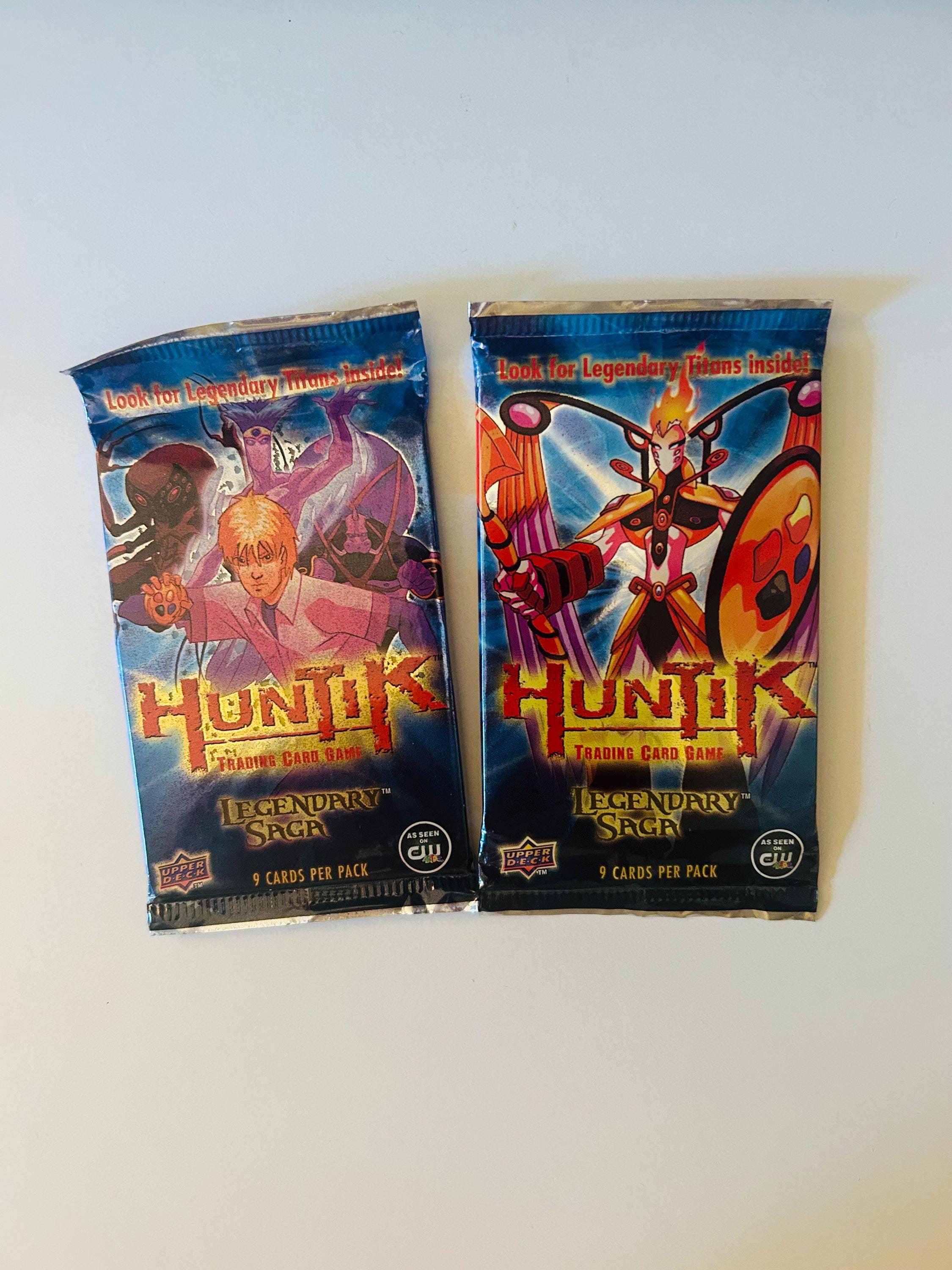 Two Packs Vintage Upper Deck - Huntik - Legendary Saga - Trading