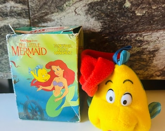 Flounder Ornament Soft Toy with Box