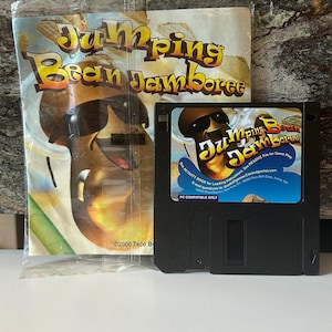 Jumping Bean Jamboree Floppy Disc 2000 Taco Bell Happy Meal Toy