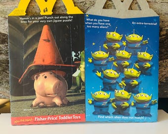 Toy Story 2 Happy Meal 1999 Box, Party Favor Box