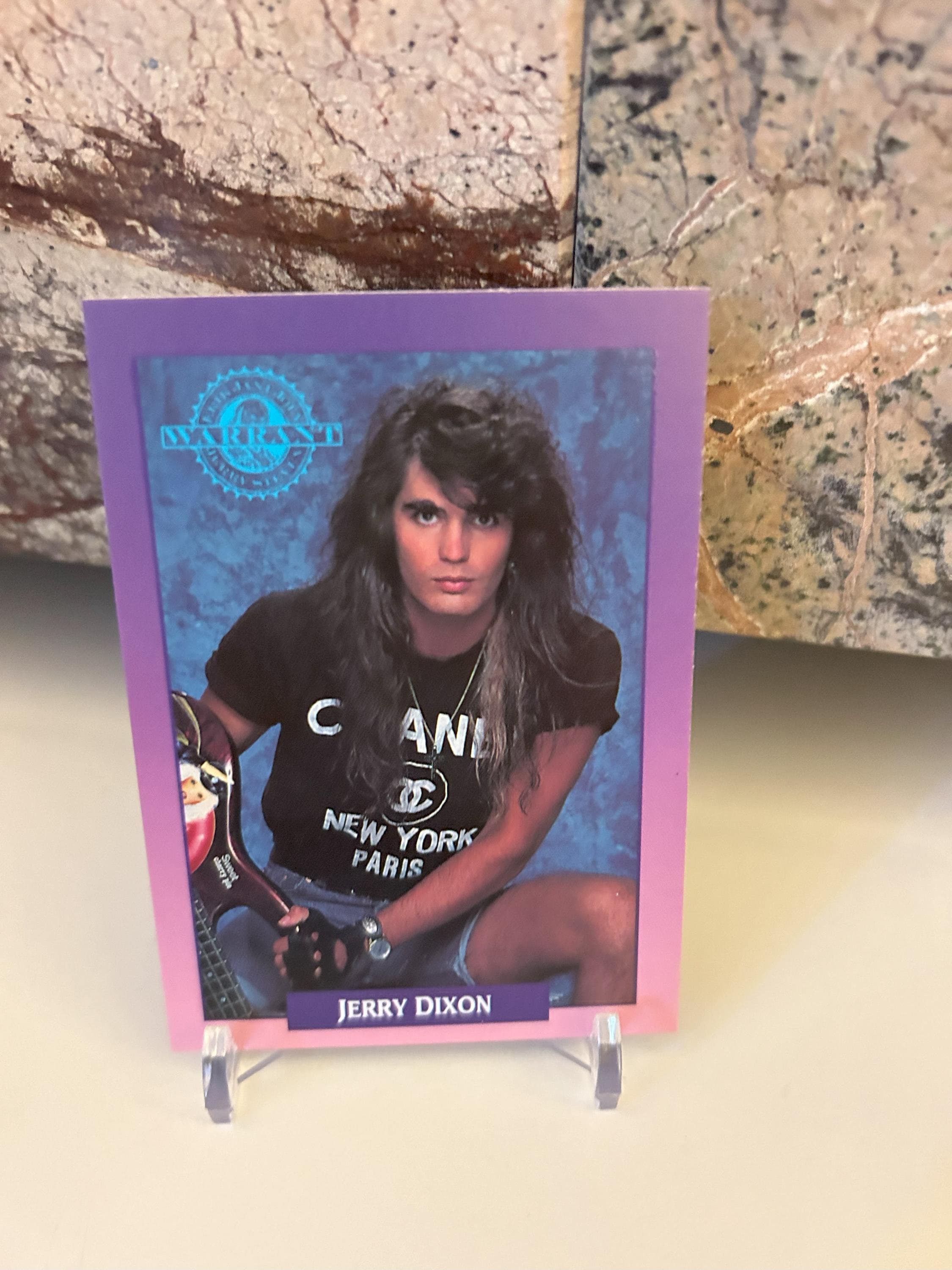 1991 92 ヴェローナ　ストイコビッチ　サイン入り Warrant 1991 Trading Card Jerry Dixon Brockum Rock Star Card - Etsy