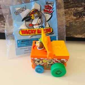 Abgefahrene Racing Spielzeugfigur von Cartoon Colored