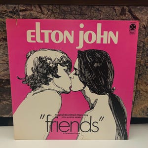 Elton John 1971 Vinyl Friends LP Album
